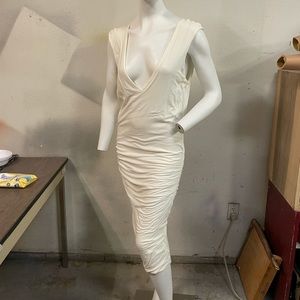 James Perse Standard deep v body con dress 4 (XL)